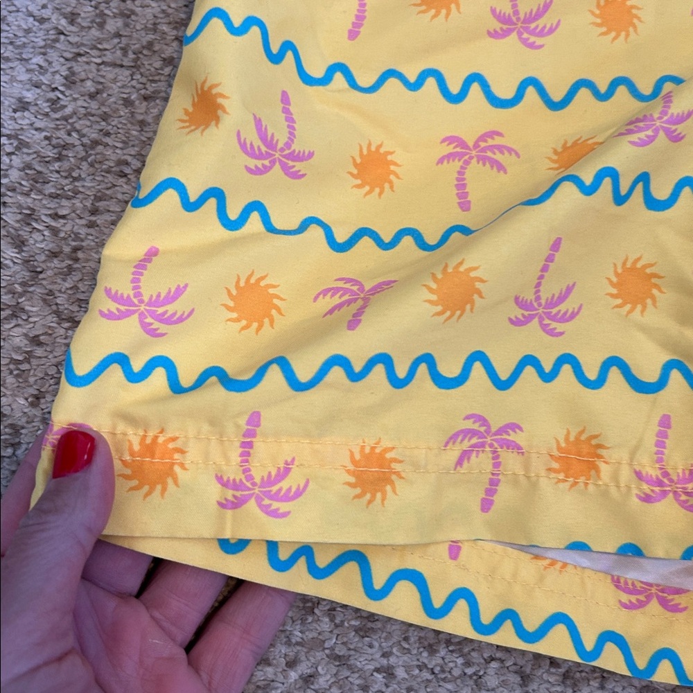 Hanna Andersson Palm Tree Swim Trunks, 8 - Picture 3 of 8